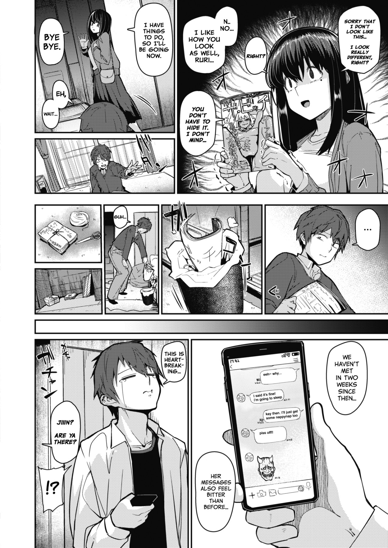 Hentai Manga Comic-About the Reaction of the Girl Who Saw -Read-2